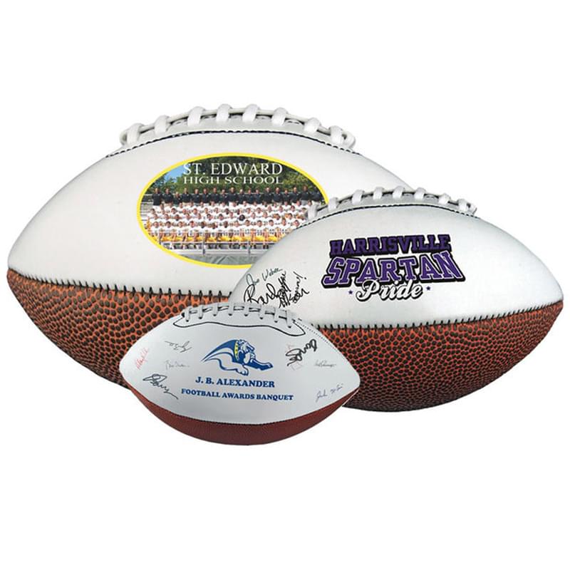 Full Size Synthetic Leather Signature Football