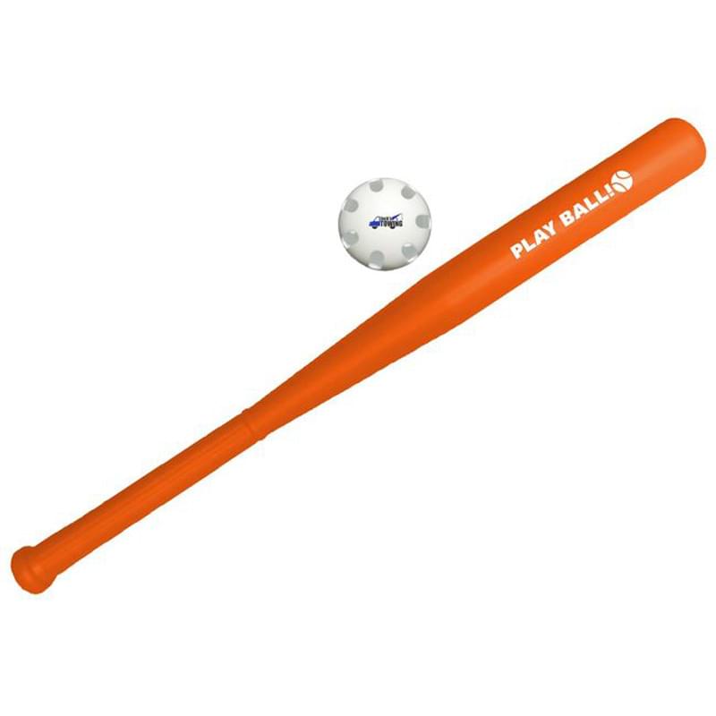 Plastic Baseball Bat w/Ball Set