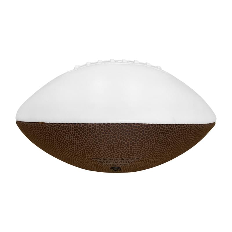 10" Premium Matte Mid-Size Synthetic Leather Signature Football