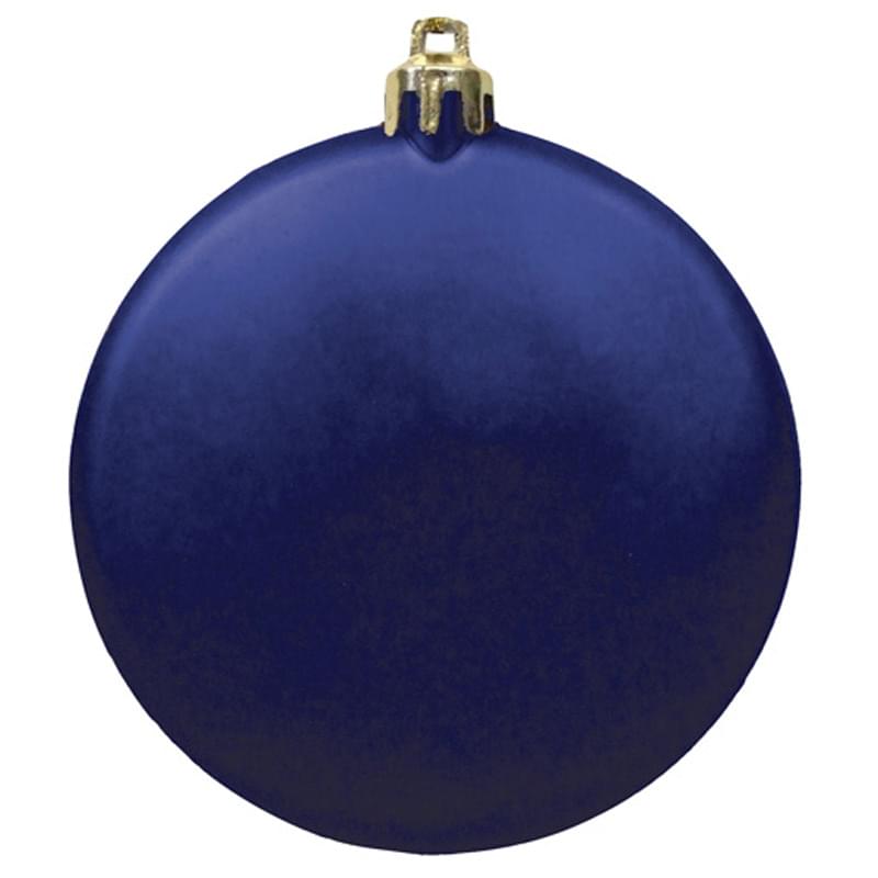 3" Flat Shatterproof Ornaments (Satin Finish)