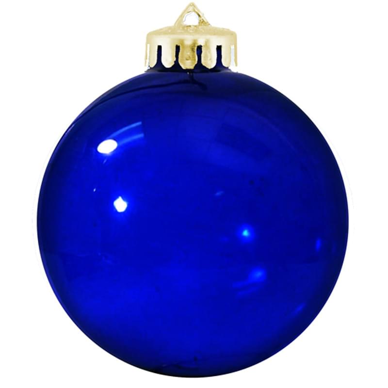 3 1/4" Glossy Round Shatterproof Ornaments (USA)