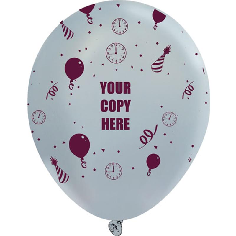 11" Metallic Latex Wrap Balloon