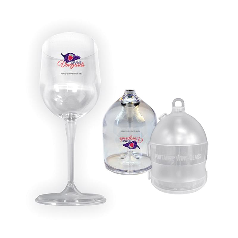 11 1/2 Oz. Deluxe Portable-Collapsible Wine Glass