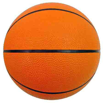 5" Mini Rubber Basketball