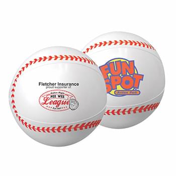 9" Sport Beach Ball - Baseball