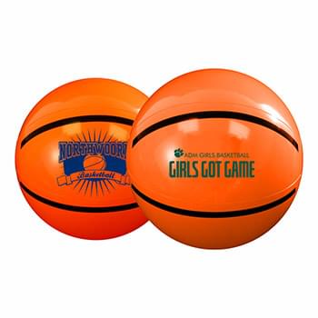 9" Sport Beach Ball - Basketball