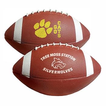 10 1/2" Small Rubber Football